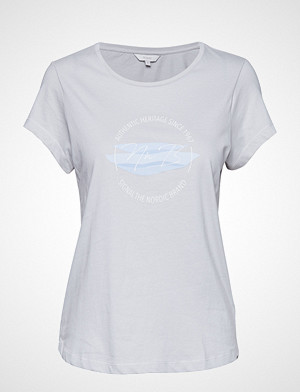 Signal T-skjorte, T-Shirt/Top T-shirts & Tops Short-sleeved Hvit SIGNAL