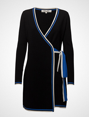 Diane von Furstenberg genser, L/S Wrap Sweater Drs Strikket Genser Svart DIANE VON FURSTENBERG Diane von Furstenberg genser, L/S Wrap Sweater Drs Strikket Genser Svart DIANE VON FURSTENBERG
