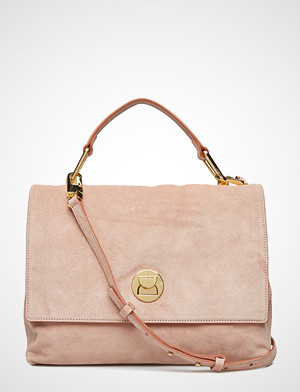 Coccinelle Liya Suede Bags Top Handle Bags Rosa COCCINELLE Coccinelle Liya Suede Bags Top Handle Bags Rosa COCCINELLE