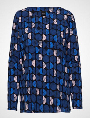 Nanso Ladies Shirt, Puolikas Bluse Langermet Blå Nanso Nanso Ladies Shirt, Puolikas Bluse Langermet Blå Nanso