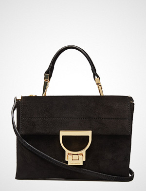 Coccinelle Arlettis Suede Bags Top Handle Bags Svart COCCINELLE Coccinelle Arlettis Suede Bags Top Handle Bags Svart COCCINELLE