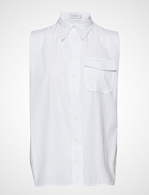 Calvin Klein bluse, Stp Police Pkt Shirt Ns Bluse Ermeløs Hvit CALVIN KLEIN Calvin Klein bluse, Stp Police Pkt Shirt Ns Bluse Ermeløs Hvit CALVIN KLEIN