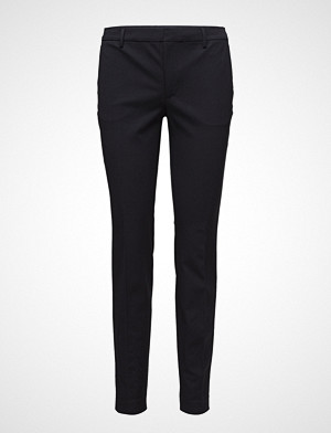 Filippa K bukse, Sophia Cotton Stretch Trousers Bukser Med Rette Ben Svart FILIPPA K Filippa K bukse, Sophia Cotton Stretch Trousers Bukser Med Rette Ben Svart FILIPPA K