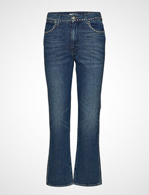 Wrangler Retro Straight Jeans Sleng Blå WRANGLER Wrangler The Retro Fit Jeans Mørk blå | Dame | Bukser