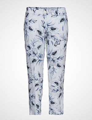 Gerry Weber Edition bukse, Crop Leisure Trouser Bukser Med Rette Ben Blå GERRY WEBER EDITION Gerry Weber Edition bukse, Crop Leisure Trouser Bukser Med Rette Ben Blå GERRY WEBER EDITION