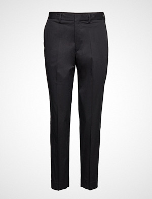 Filippa K bukse, Emma Cotton Trouser Bukser Med Rette Ben Svart FILIPPA K Filippa K bukse, Emma Cotton Trouser Bukser Med Rette Ben Svart FILIPPA K