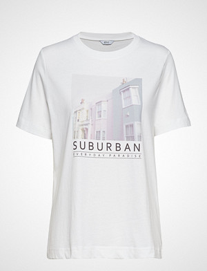 Envii T-skjorte, Enbeverly Ss Tee Print 5310 T-shirts & Tops Short-sleeved Hvit ENVII Envii T-skjorte, Enbeverly Ss Tee Print 5310 T-shirts & Tops Short-sleeved Hvit ENVII