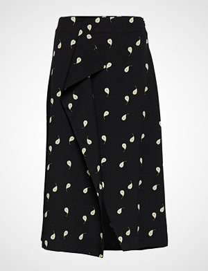Whyred skjørt, Cotentin Pear Print Knelangt Skjørt Svart WHYRED Whyred skjørt, Cotentin Pear Print Knelangt Skjørt Svart WHYRED