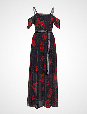 Karl Lagerfeld kjole, Flower Print Maxi Dress Maxikjole Festkjole Rød KARL LAGERFELD Karl Lagerfeld kjole, Flower Print Maxi Dress Maxikjole Festkjole Rød KARL LAGERFELD