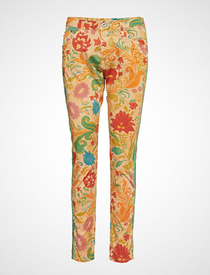 Please Jeans bukse, Plain Red Flower Bukser Med Rette Ben Multi/mønstret PLEASE JEANS