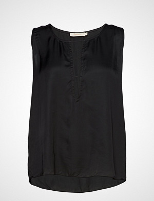 Rabens Saloner bluse, Barre Top Bluse Ermeløs Svart RABENS SAL R Rabens Saloner bluse, Barre Top Bluse Ermeløs Svart RABENS SAL R