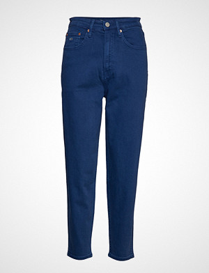 Tommy Jeans bukse, High Rise Tapered Tj Bukser Med Rette Ben Blå TOMMY JEANS Tommy Jeans bukse, High Rise Tapered Tj Bukser Med Rette Ben Blå TOMMY JEANS