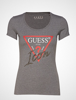 GUESS Jeans T-skjorte, Ss Cn Icon Tee T-shirts & Tops Short-sleeved Grå GUESS JEANS GUESS Jeans T-skjorte, Ss Cn Icon Tee T-shirts & Tops Short-sleeved Grå GUESS JEANS