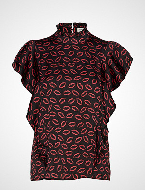 Sofie Schnoor bluse, Blouse Bluse Ermeløs Svart SOFIE SCHNOOR Sofie Schnoor bluse, Blouse Bluse Ermeløs Svart SOFIE SCHNOOR
