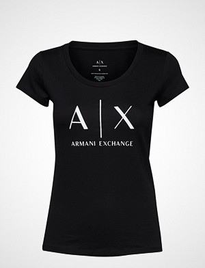 Armani Exchange T-skjorte, Ax Woman T-Shirt T-shirts & Tops Short-sleeved Svart Armani Exchange Armani Exchange T-skjorte, Ax Woman T-Shirt T-shirts & Tops Short-sleeved Svart Armani Exchange