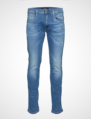 Replay collegegenser, Anbass Hyperflex Laserblast Slim Jeans Blå REPLAY Replay collegegenser, Anbass Hyperflex Laserblast Slim Jeans Blå REPLAY