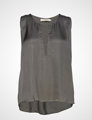 Rabens Saloner bluse, Barre Top Bluse Ermeløs Grå RABENS SAL R Rabens Saloner bluse, Barre Top Bluse Ermeløs Grå RABENS SAL R