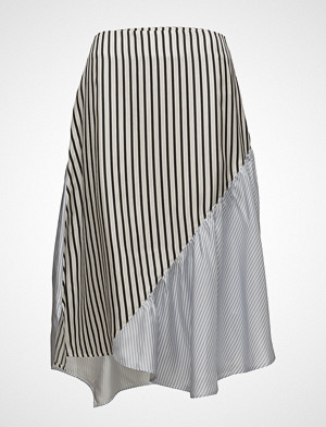 Fall Winter Spring Summer Helle Silk Twill Knelangt Skjørt Hvit FALL WINTER SPRING SUMMER Fall Winter Spring Summer Helle Silk Twill Knelangt Skjørt Hvit FALL WINTER SPRING SUMMER