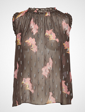 Coster Copenhagen bluse, Top In Sky Print W. Lurex Bluse Ermeløs Rosa COSTER COPENHAGEN Coster Copenhagen bluse, Top In Sky Print W. Lurex Bluse Ermeløs Rosa COSTER COPENHAGEN