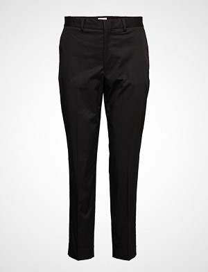Filippa K bukse, Emma Cotton Trouser Bukser Med Rette Ben Svart FILIPPA K Filippa K bukse, Emma Cotton Trouser Bukser Med Rette Ben Svart FILIPPA K