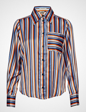 Twist & Tango skjorte, Nathalie Shirt Orange Stripe Langermet Skjorte Rød TWIST & TANGO Twist & Tango skjorte, Nathalie Shirt Orange Stripe Langermet Skjorte Rød TWIST & TANGO