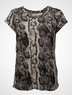 InWear T-skjorte, Celestin Ma_18 Printed Kntg T-shirts & Tops Short-sleeved Brun INWEAR