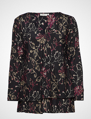 Masai bluse, Betty Top Bluse Langermet Svart MASAI Masai bluse, Betty Top Bluse Langermet Svart MASAI