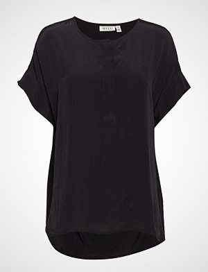 Masai bluse, Drua Top Bluse Kortermet Svart MASAI Masai bluse, Drua Top Bluse Kortermet Svart MASAI