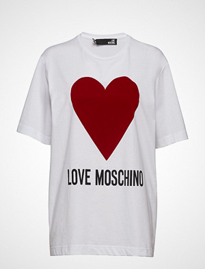 Love Moschino T-skjorte, W4f8721m3517 T-shirts & Tops Short-sleeved Hvit LOVE MOSCHINO Love Moschino T-skjorte, W4f8721m3517 T-shirts & Tops Short-sleeved Hvit LOVE MOSCHINO
