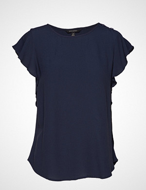 Banana Republic T-skjorte, Ss Mariner Button Flutter Sleeve Top T-shirts & Tops Short-sleeved Blå BANANA REPUBLIC