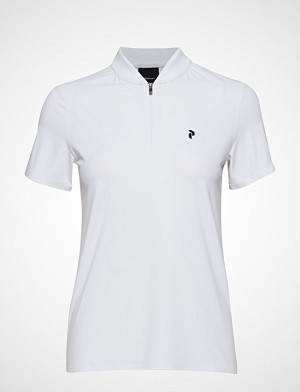 Peak Performance T-skjorte, W Sun Polo T-shirts & Tops Short-sleeved Hvit PEAK PERFORMANCE Peak Performance T-skjorte, W Sun Polo T-shirts & Tops Short-sleeved Hvit PEAK PERFORMANCE