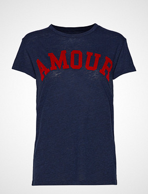 Zadig & Voltaire T-skjorte, Walk Amour Chine Overdyed T-shirts & Tops Short-sleeved Blå ZADIG & VOLTAIRE Zadig & Voltaire T-skjorte, Walk Amour Chine Overdyed T-shirts & Tops Short-sleeved Blå ZADIG & VOLTAIRE