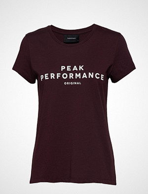 Peak Performance T-skjorte, W Orig Tee T-shirts & Tops Short-sleeved Rød PEAK PERFORMANCE Peak Performance T-skjorte, W Orig Tee T-shirts & Tops Short-sleeved Rød PEAK PERFORMANCE