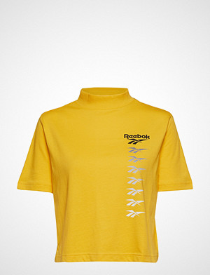 Reebok Classics T-skjorte, Cl V P Cropeed Tee T-shirts & Tops Short-sleeved Gul REEBOK CLASSICS Reebok Classics T-skjorte, Cl V P Cropeed Tee T-shirts & Tops Short-sleeved Gul REEBOK CLASSICS