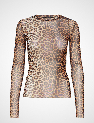 Soaked in Luxury T-skjorte, Sl Easton T-Shirt Ls T-shirts & Tops Long-sleeved Brun SOAKED IN LUXURY