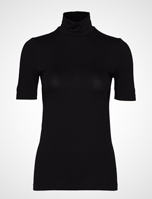 Wolford genser, Aurora Shirt Høyhalset Pologenser Svart WOLFORD