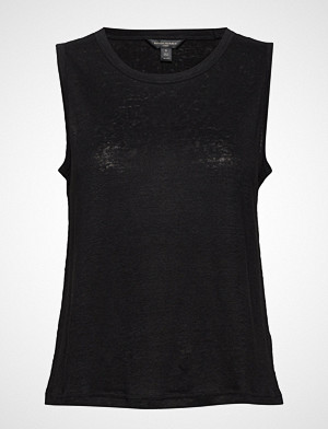 Banana Republic singlet, Sl Linen Shorter Length Tank T-shirts & Tops Sleeveless Svart BANANA REPUBLIC Banana Republic singlet, Sl Linen Shorter Length Tank T-shirts & Tops Sleeveless Svart BANANA REPUBLIC