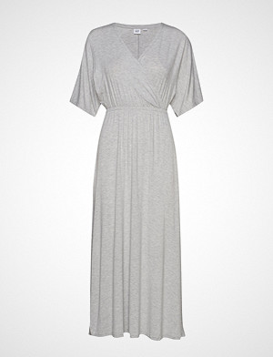 GAP kjole, V-Kimono Maxi Drs Maxikjole Festkjole Grå GAP GAP kjole, V-Kimono Maxi Drs Maxikjole Festkjole Grå GAP