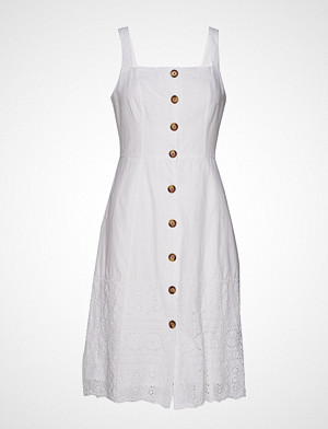 GAP kjole, Btn Frnt Drs Eyelet Knelang Kjole Hvit GAP GAP kjole, Btn Frnt Drs Eyelet Knelang Kjole Hvit GAP