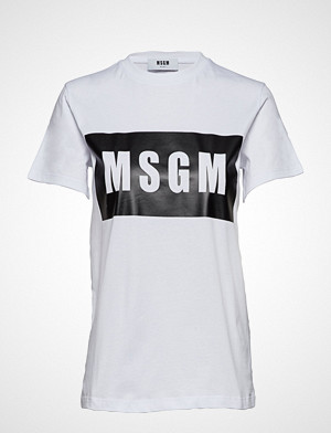 MSGM T-skjorte, T-Shirt T-shirts & Tops Short-sleeved Hvit MSGM MSGM T-skjorte, T-Shirt T-shirts & Tops Short-sleeved Hvit MSGM