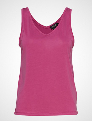 Soaked in Luxury singlet, Sl Columbine Tank Top T-shirts & Tops Sleeveless Rosa SOAKED IN LUXURY