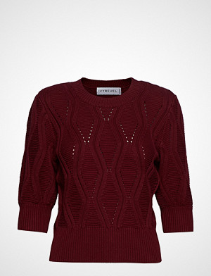 Ivyrevel genser, Short Sleeve Cotton Knit Strikket Genser Rød IVYREVEL Ivyrevel genser, Short Sleeve Cotton Knit Strikket Genser Rød IVYREVEL