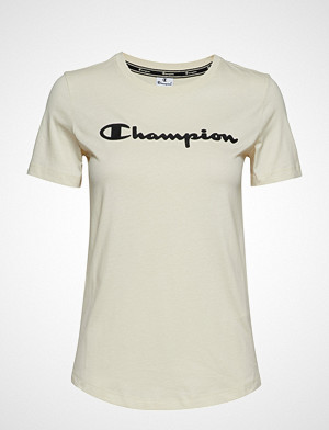 Cènnìs T-skjorte, Crewneck T-Shirt T-shirts & Tops Short-sleeved Creme CHAMPION Cènnìs T-skjorte, Crewneck T-Shirt T-shirts & Tops Short-sleeved Creme CHAMPION