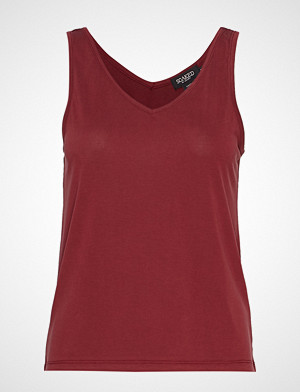 Soaked in Luxury singlet, Sl Columbine Tank Top T-shirts & Tops Sleeveless Rød SOAKED IN LUXURY