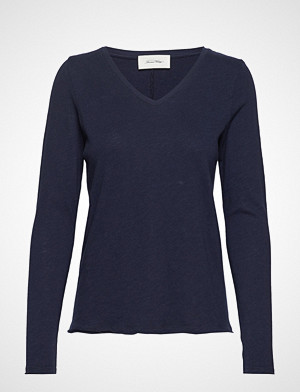 American Vintage Sonoma T-shirts Tops Long-sleeved Blå AMERICAN