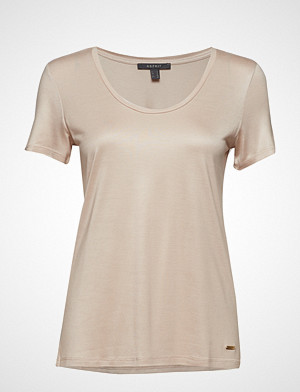 Esprit Collection T-skjorte, T-Shirts T-shirts & Tops Short-sleeved Beige ESPRIT COLLECTION