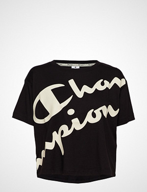 Cènnìs T-skjorte, Crop Top T-shirts & Tops Short-sleeved Svart CHAMPION Cènnìs T-skjorte, Crop Top T-shirts & Tops Short-sleeved Svart CHAMPION