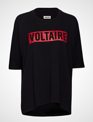Zadig & Voltaire T-skjorte, Portland Voltaire T-shirts & Tops Short-sleeved Svart ZADIG & VOLTAIRE Zadig & Voltaire T-skjorte, Portland Voltaire T-shirts & Tops Short-sleeved Svart ZADIG & VOLTAIRE