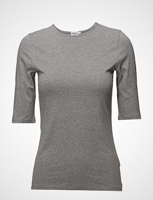 Filippa K T-skjorte, Cotton Stretch Elbow Sleeve T-shirts & Tops Short-sleeved Grå FILIPPA K Filippa K T-skjorte, Cotton Stretch Elbow Sleeve T-shirts & Tops Short-sleeved Grå FILIPPA K