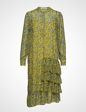 Pieszak kjole, Louisa Gia Frill Dress Knelang Kjole Gul PIESZAK Pieszak kjole, Louisa Gia Frill Dress Knelang Kjole Gul PIESZAK
